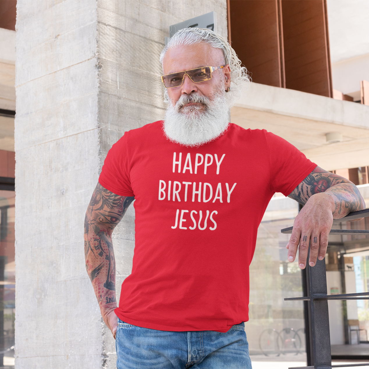 'Happy birthday Jesus' adult shirt
