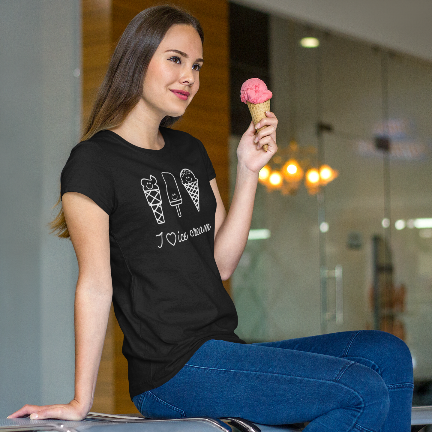 Ice cream adult shirt