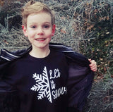 'Let it snow' kids shortsleeve shirt