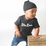 'Hug dealer' baby shirt met korte mouwen