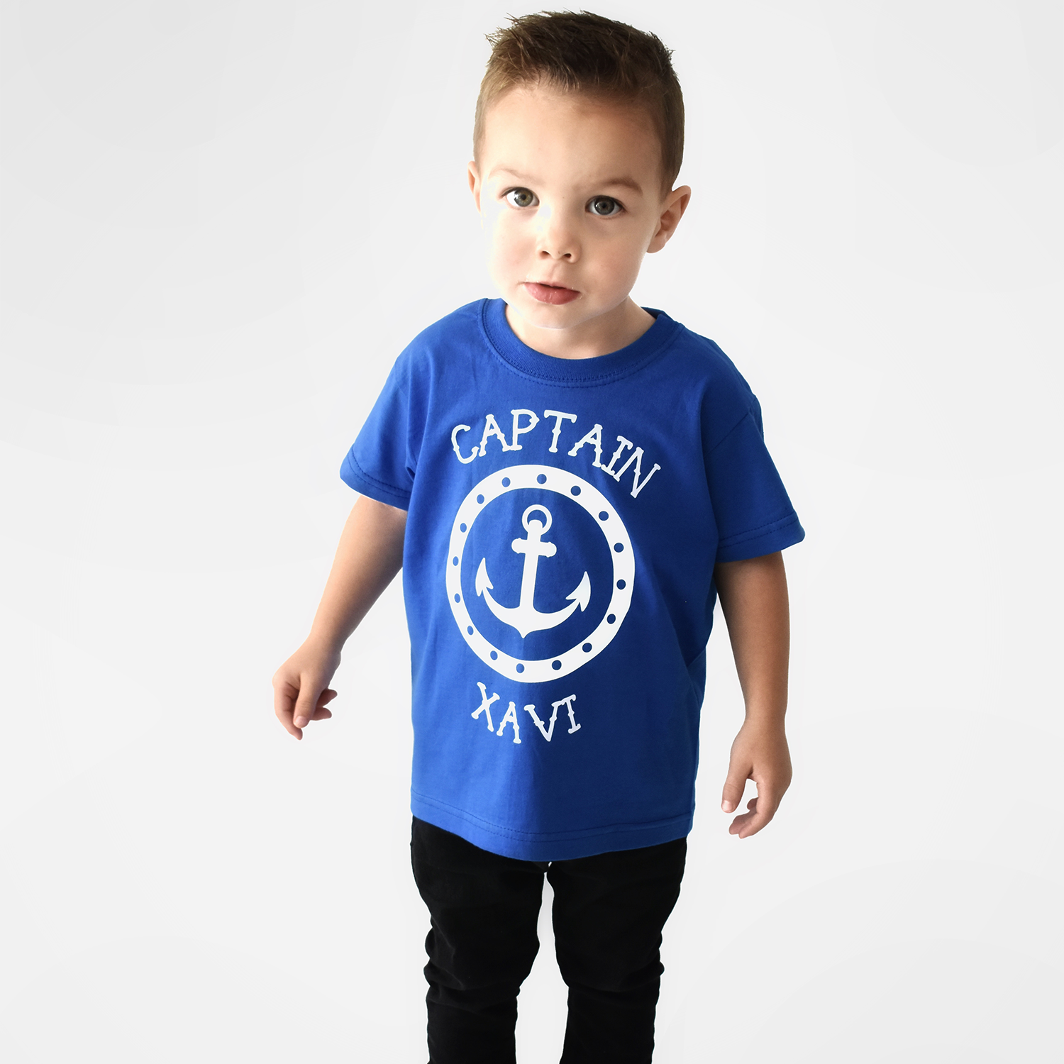 'Captain' kids shortsleeve shirt