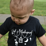 Eid Mubarak baby shortsleeve shirt