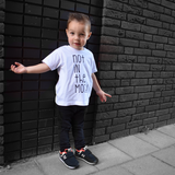'Not in the mood' kids shortsleeve shirt