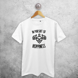 'In pursuit of hoppiness' adult shirt