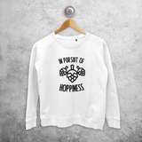 'In pursuit of hoppiness' sweater