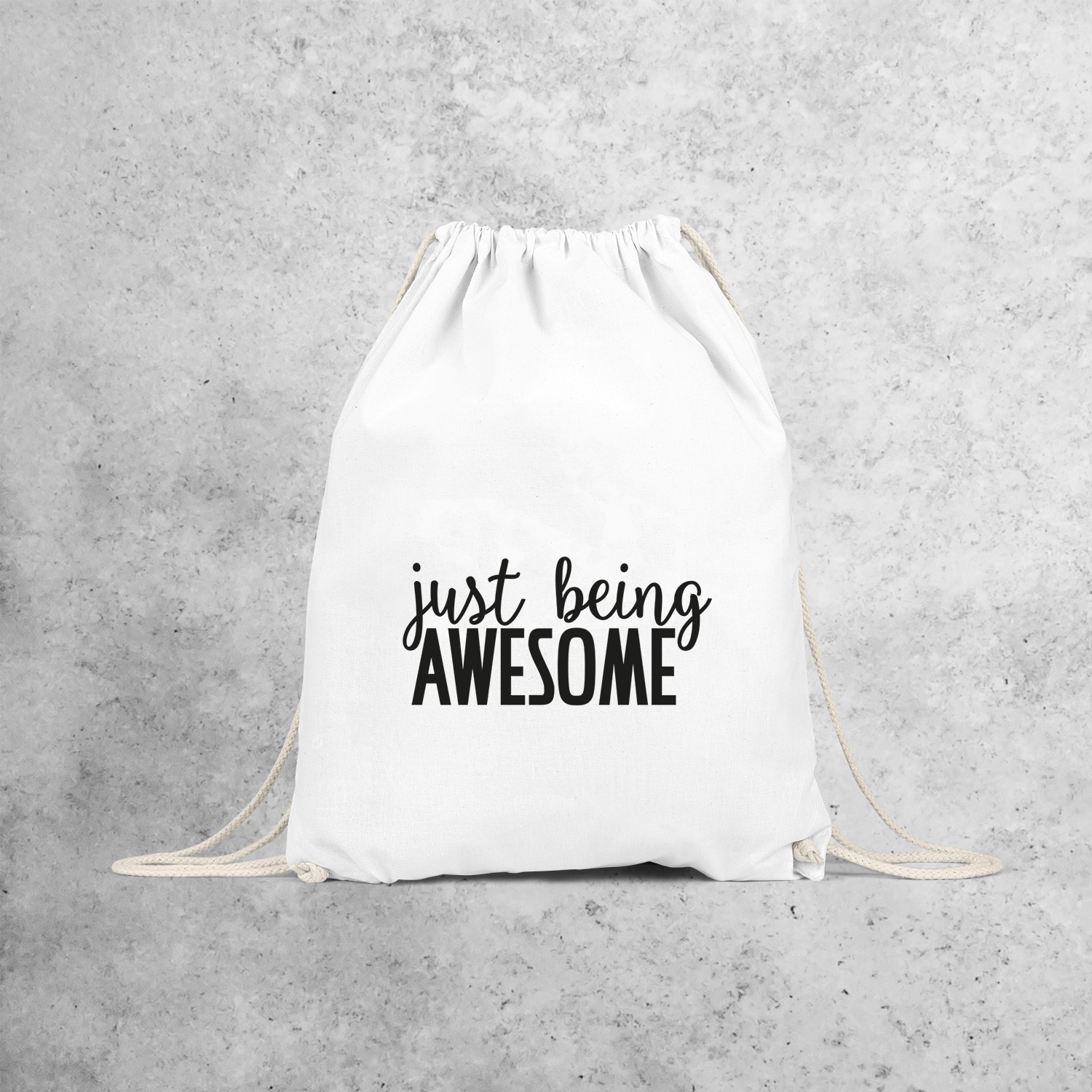 'Just being awesome' backpack