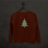 Christmas tree glow in the dark sweater