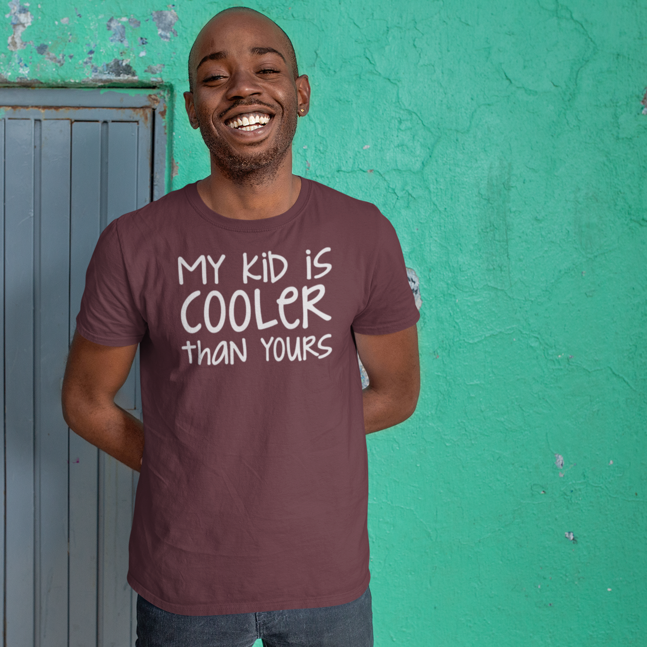 'My kid is cooler than yours' adult shirt