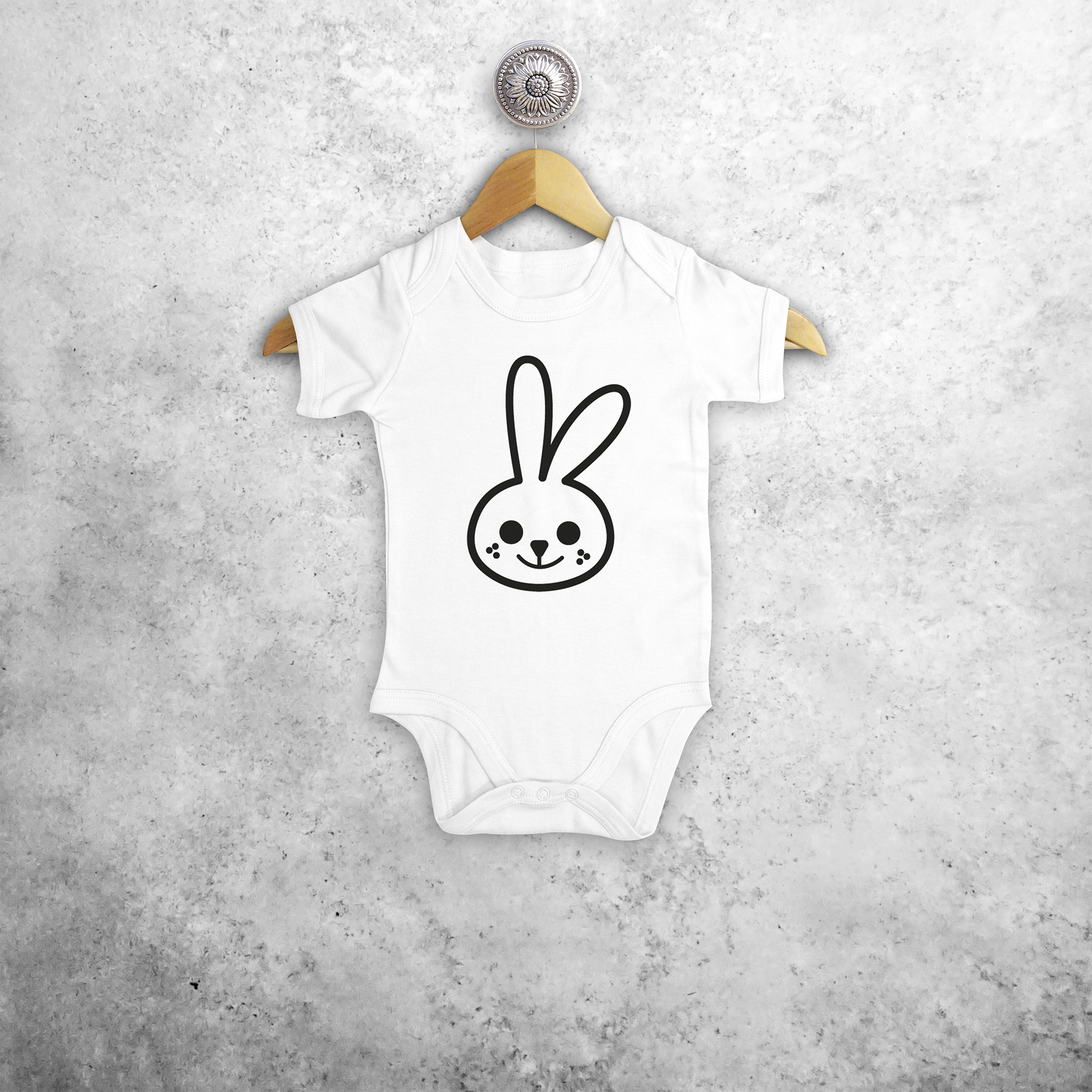 Bunny baby shortsleeve bodysuit