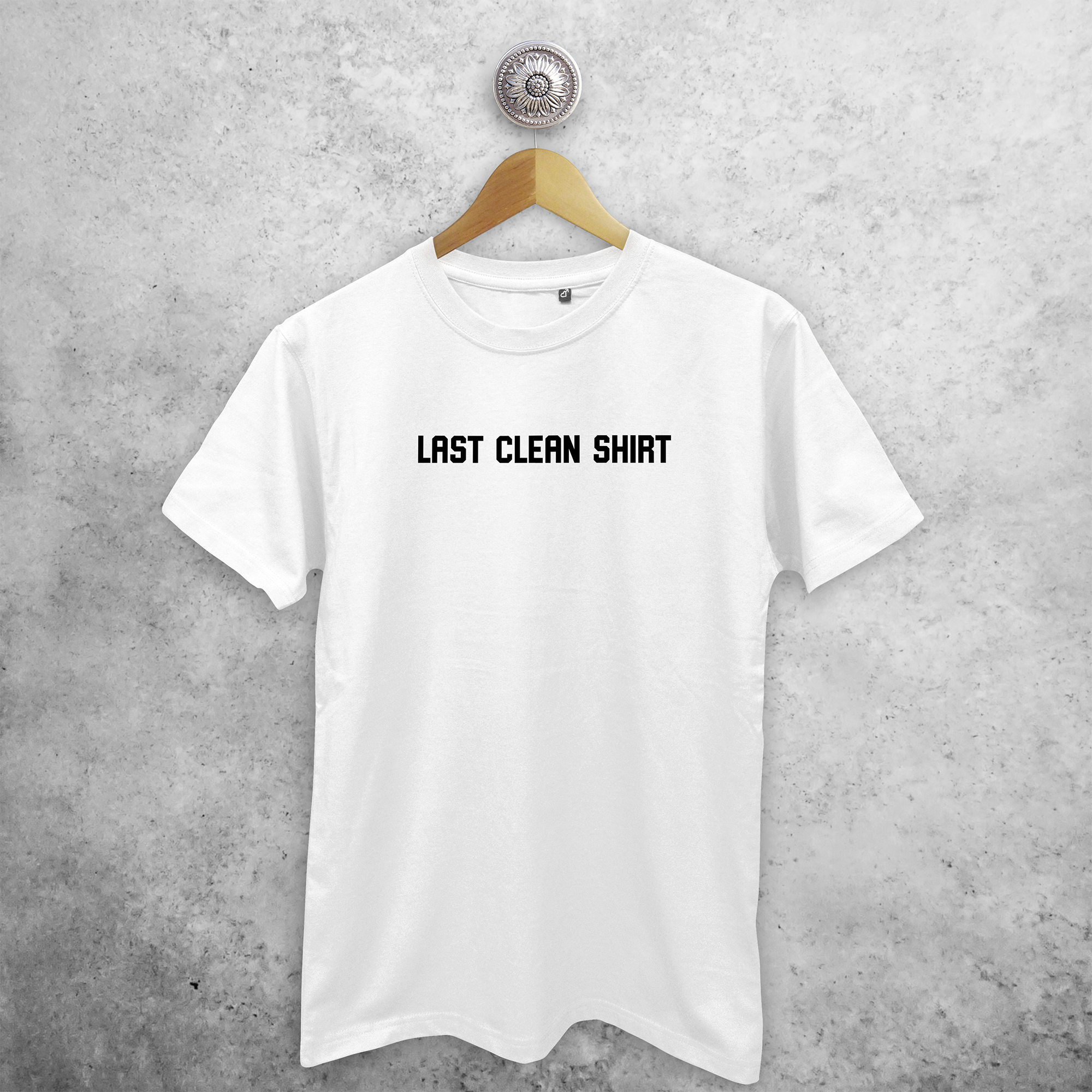 'Last clean shirt' adult shirt