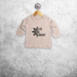 'Let it snow' baby sweater