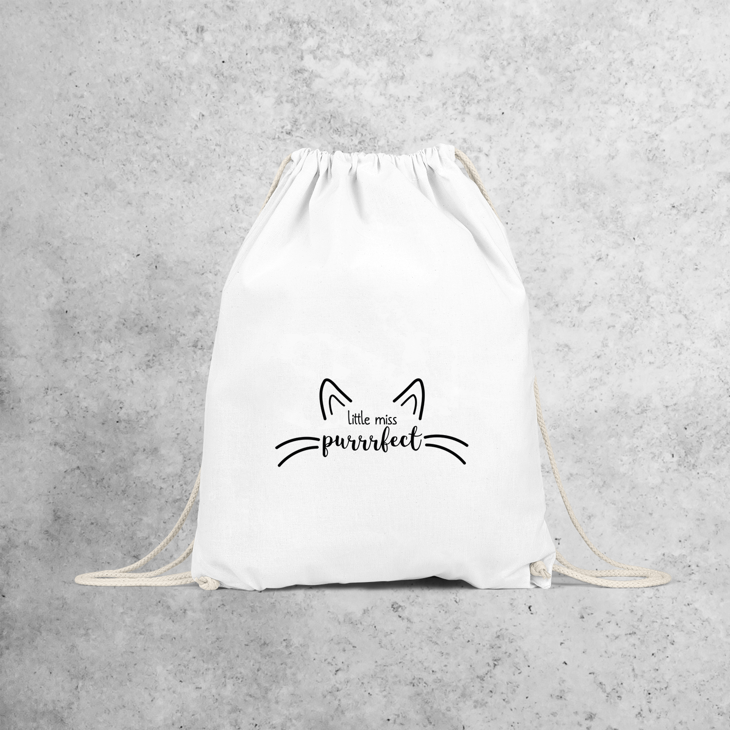 'Little miss purrrfect' backpack