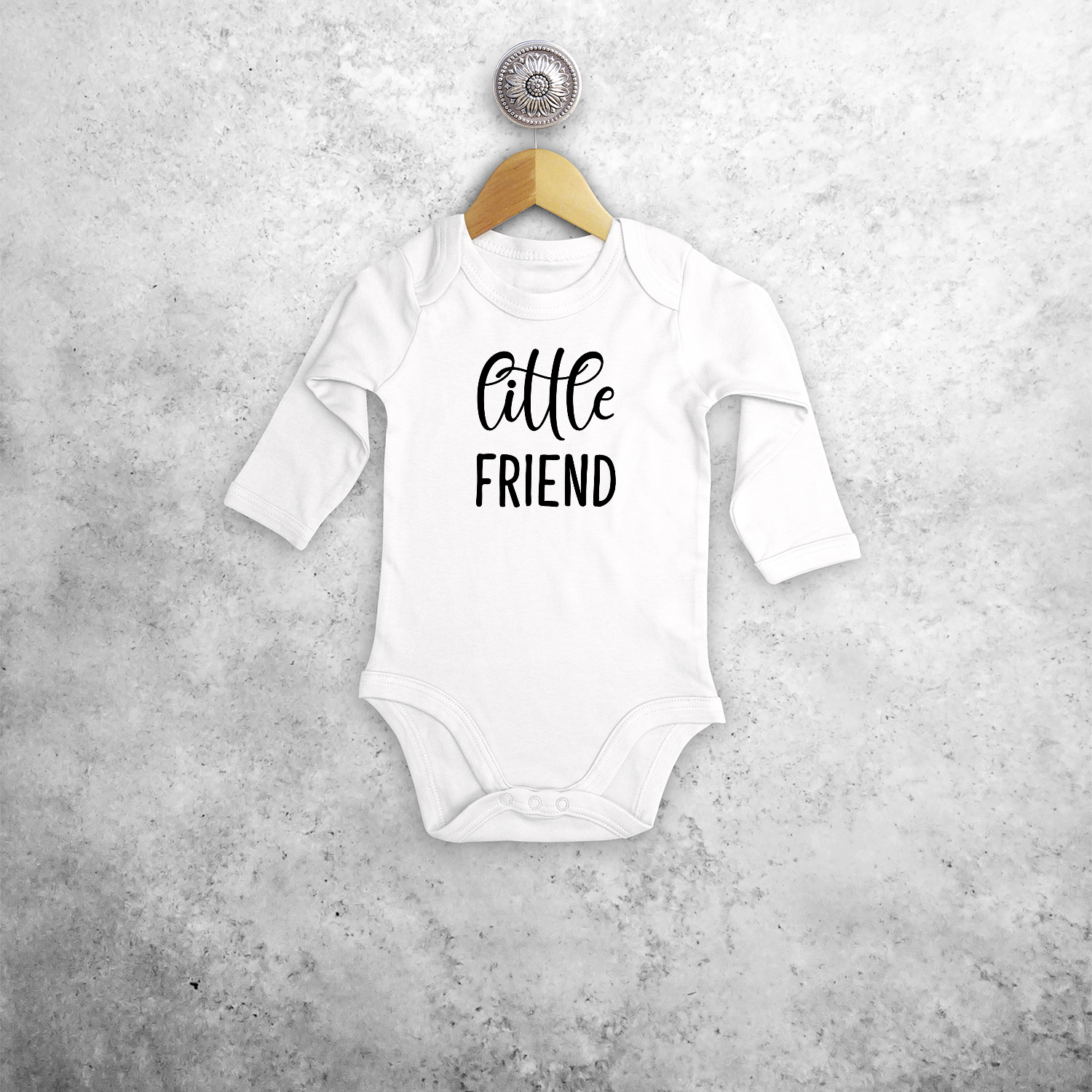 'Little friend' baby longsleeve bodysuit