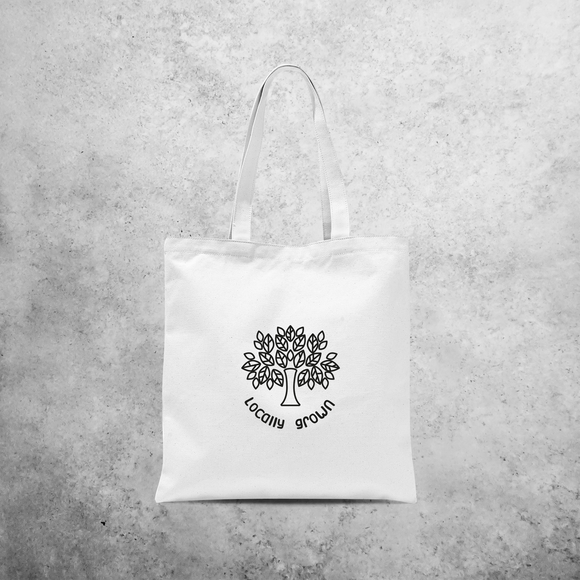 'Locally grown' tote bag