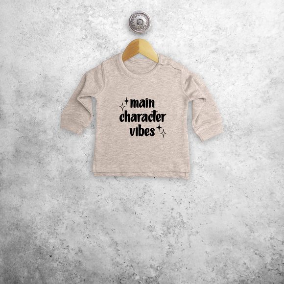 'Main character vibes' baby sweater