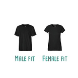 Difference between male or female fit of adult shirts with short sleeves by KMLeon.