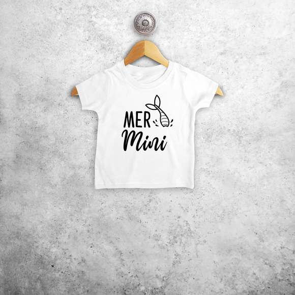 'Mer-mini' baby shirt met korte mouwen