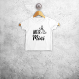 'Mer-mini' baby shortsleeve shirt
