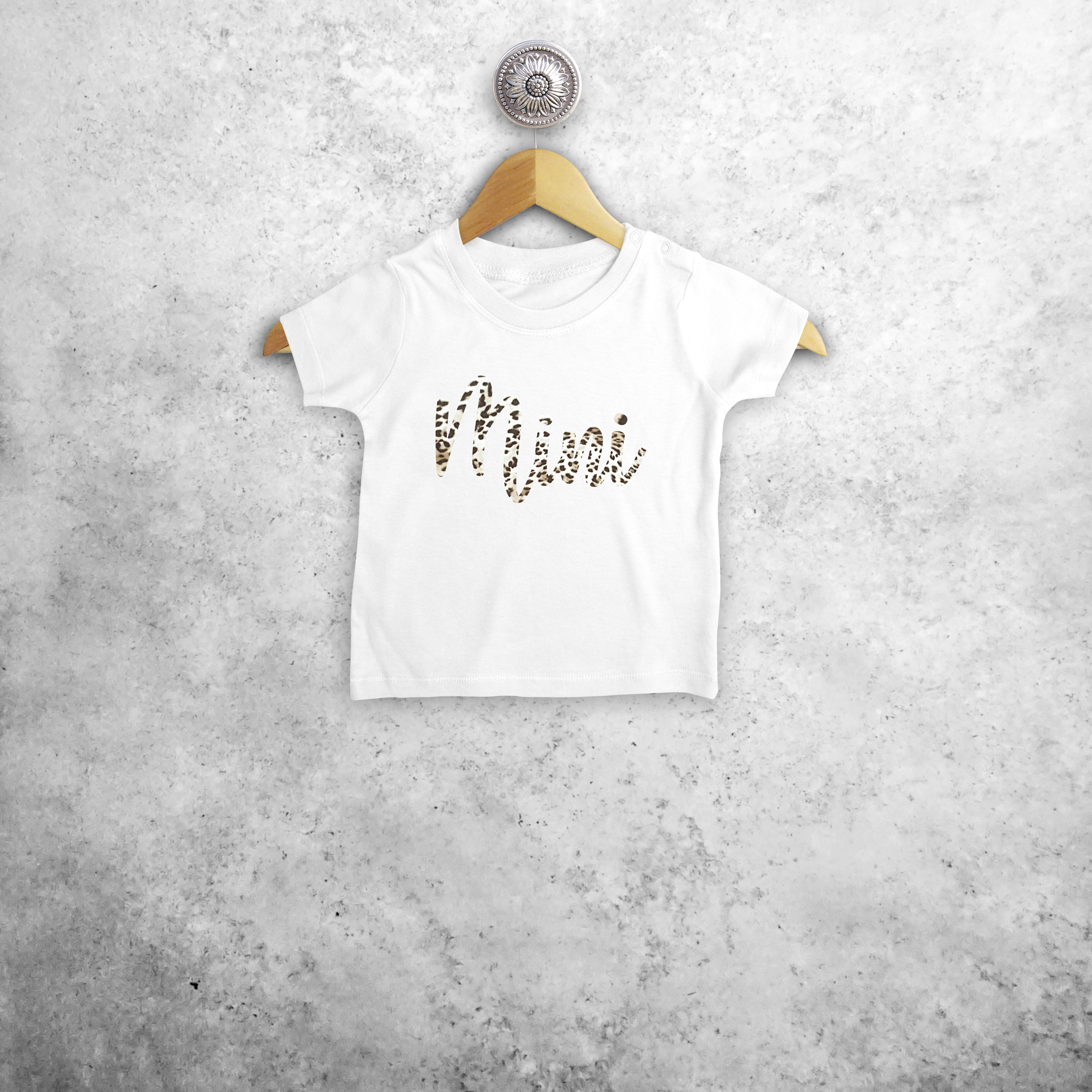 'Mini' baby shortsleeve shirt