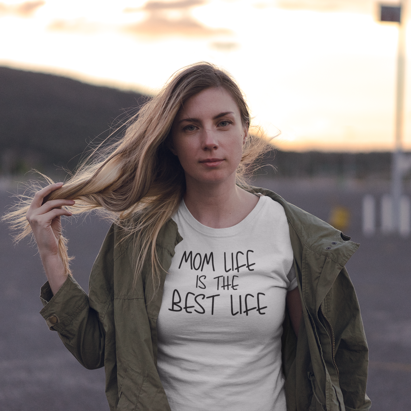 'Mom life is the best life' volwassene shirt