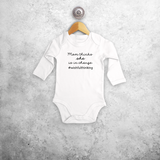 'Mom thinks she is in charge' baby longsleeve bodysuit