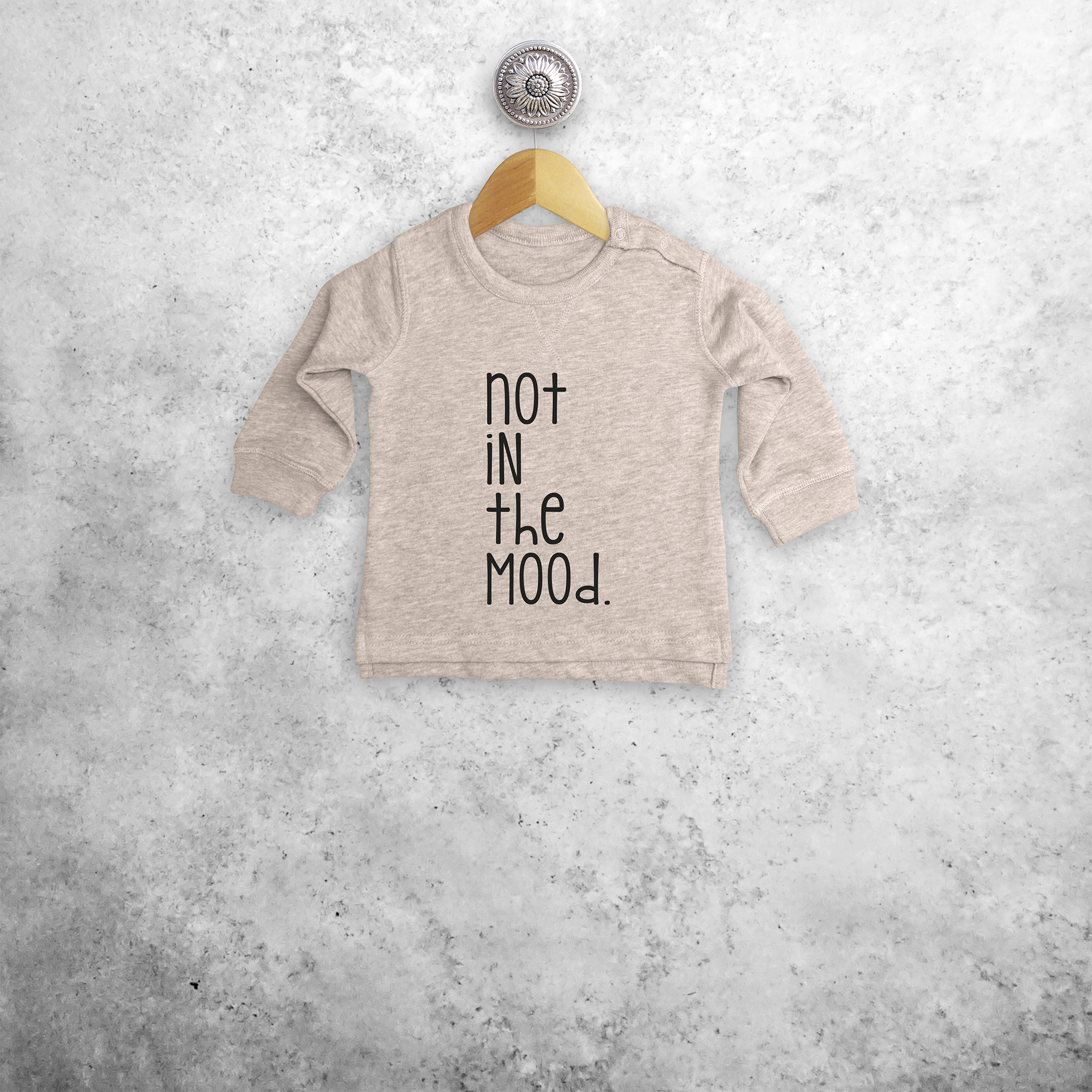 'Not in the mood' baby sweater