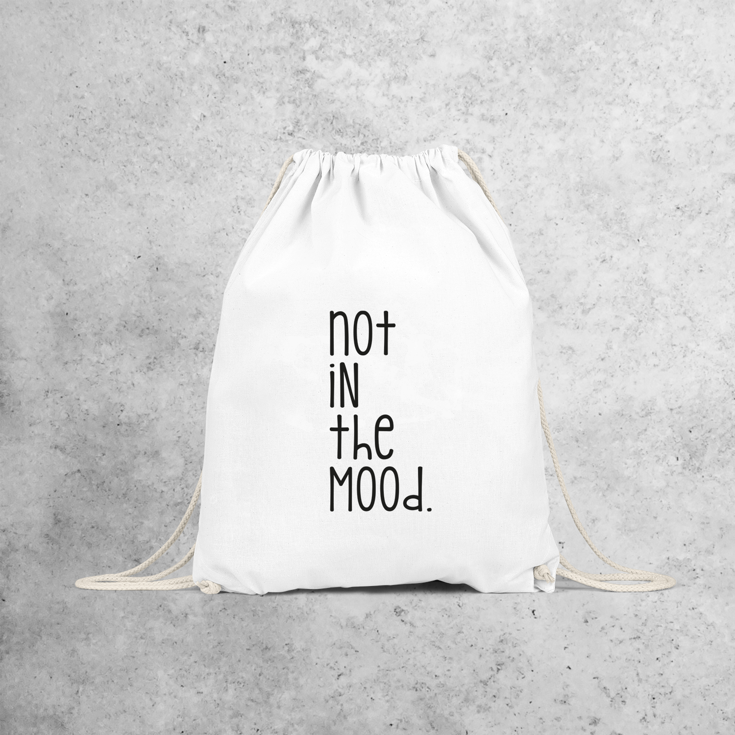 'Not in the mood' backpack