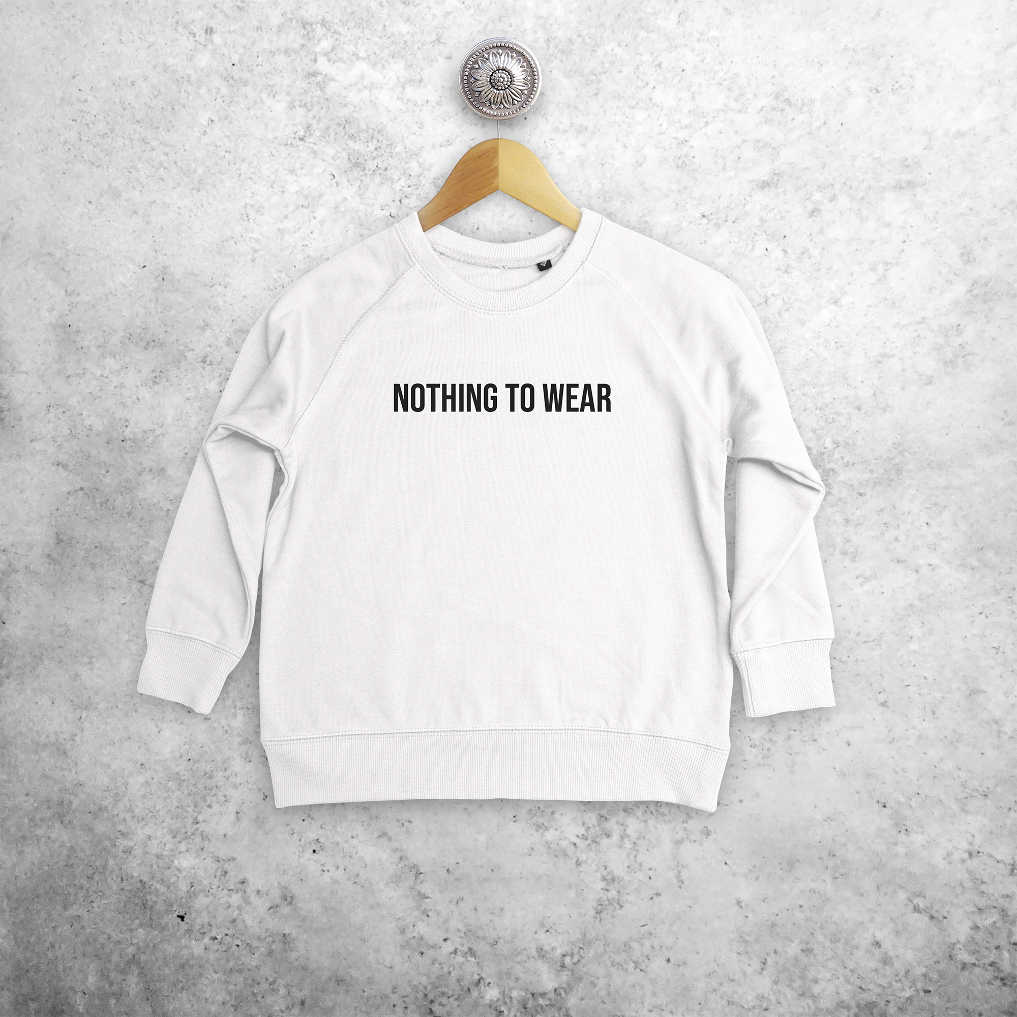 'Nothing to wear' kids sweater