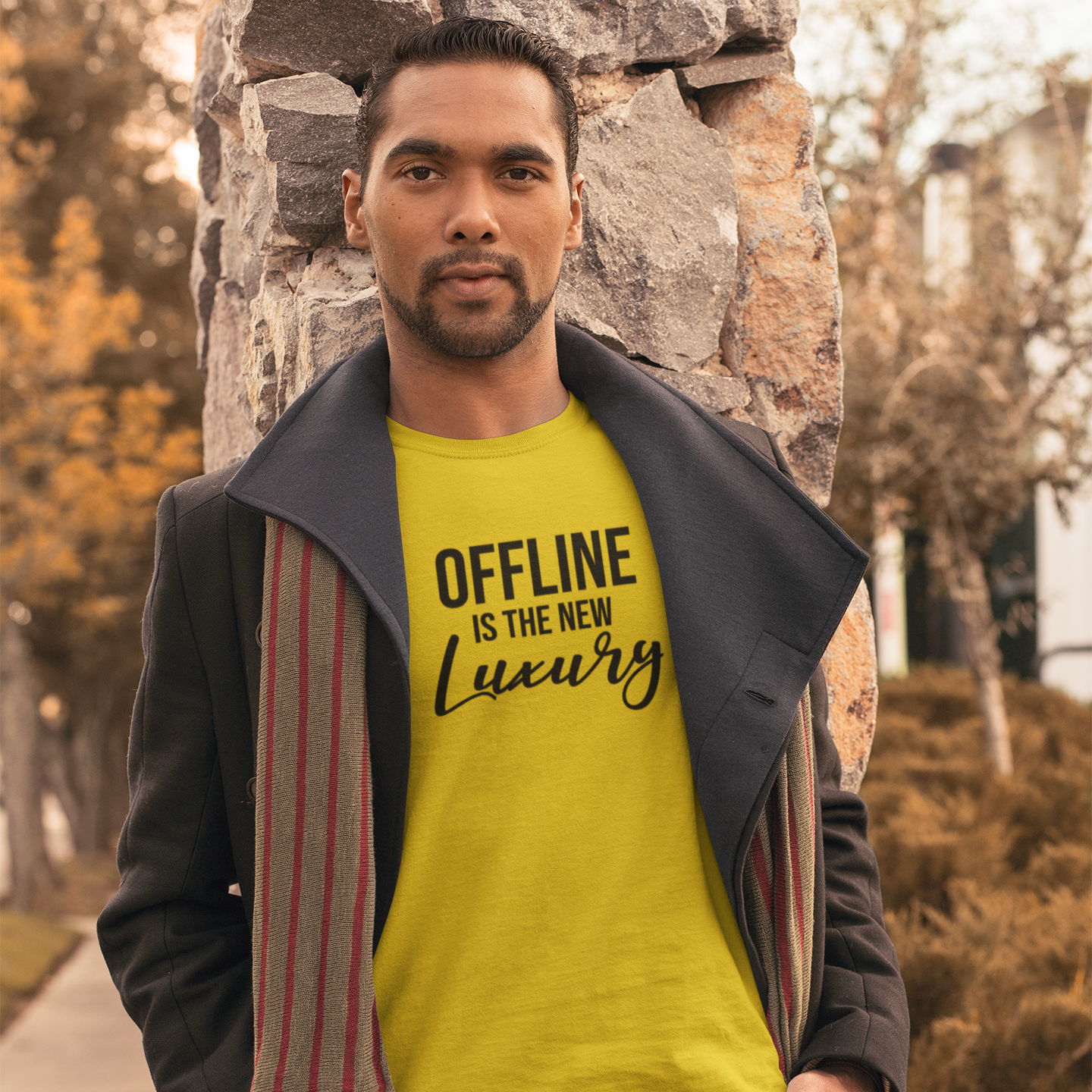 'Offline is the new luxury' adult shirt