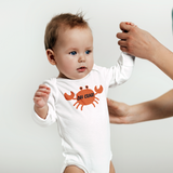'Oh crab!' baby longsleeve bodysuit