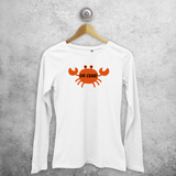 'Oh crab' adult longsleeve shirt