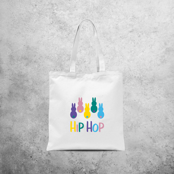 'Hip Hop' bunnies tote bag