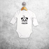 Pandacorn baby longsleeve bodysuit