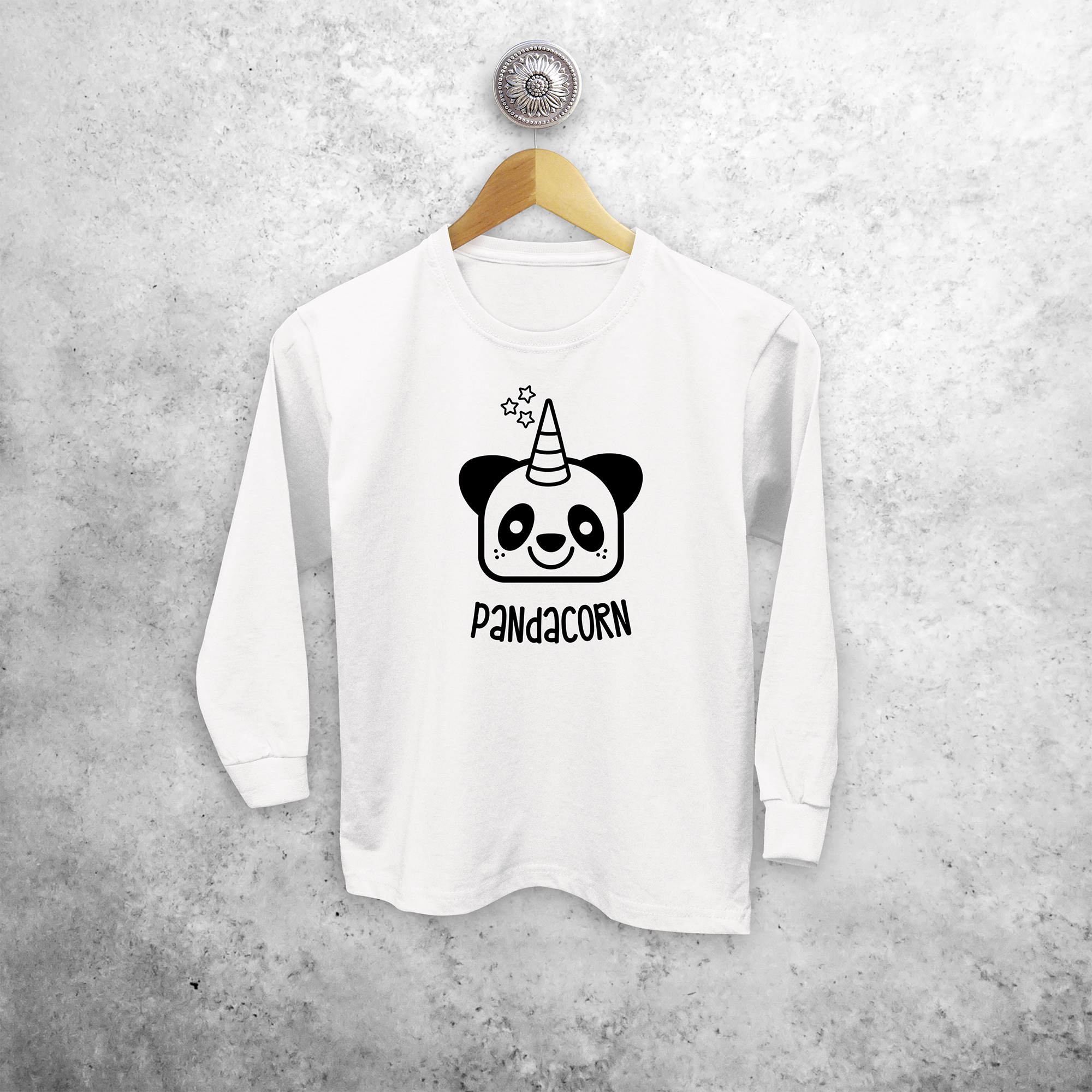 Pandacorn kids longsleeve shirt