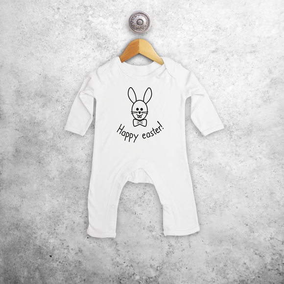 Easter bunny baby romper