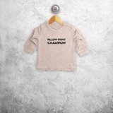 'Pillow fight champion' baby sweater