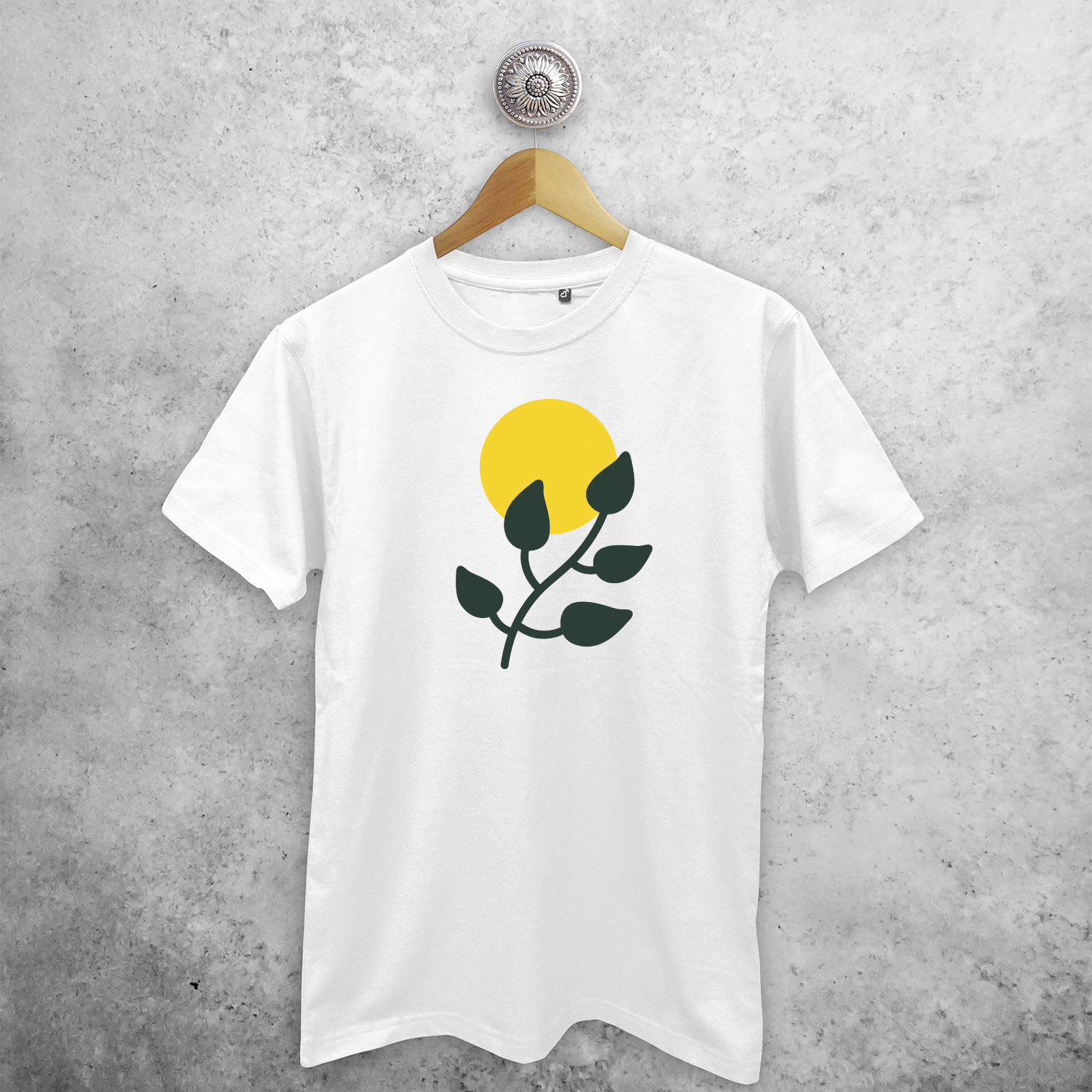 Plant and sun adult shirt
