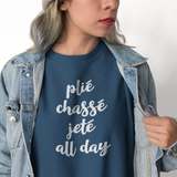 'Plié, chassé, jeté all day' sweater