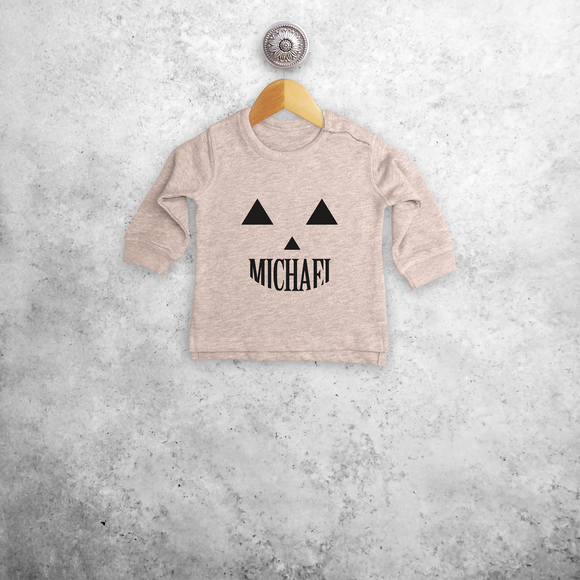 Halloween baby sweater