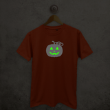 Pumpkin glow in the dark adult shirt