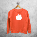 Pumpkin glow in the dark sweater