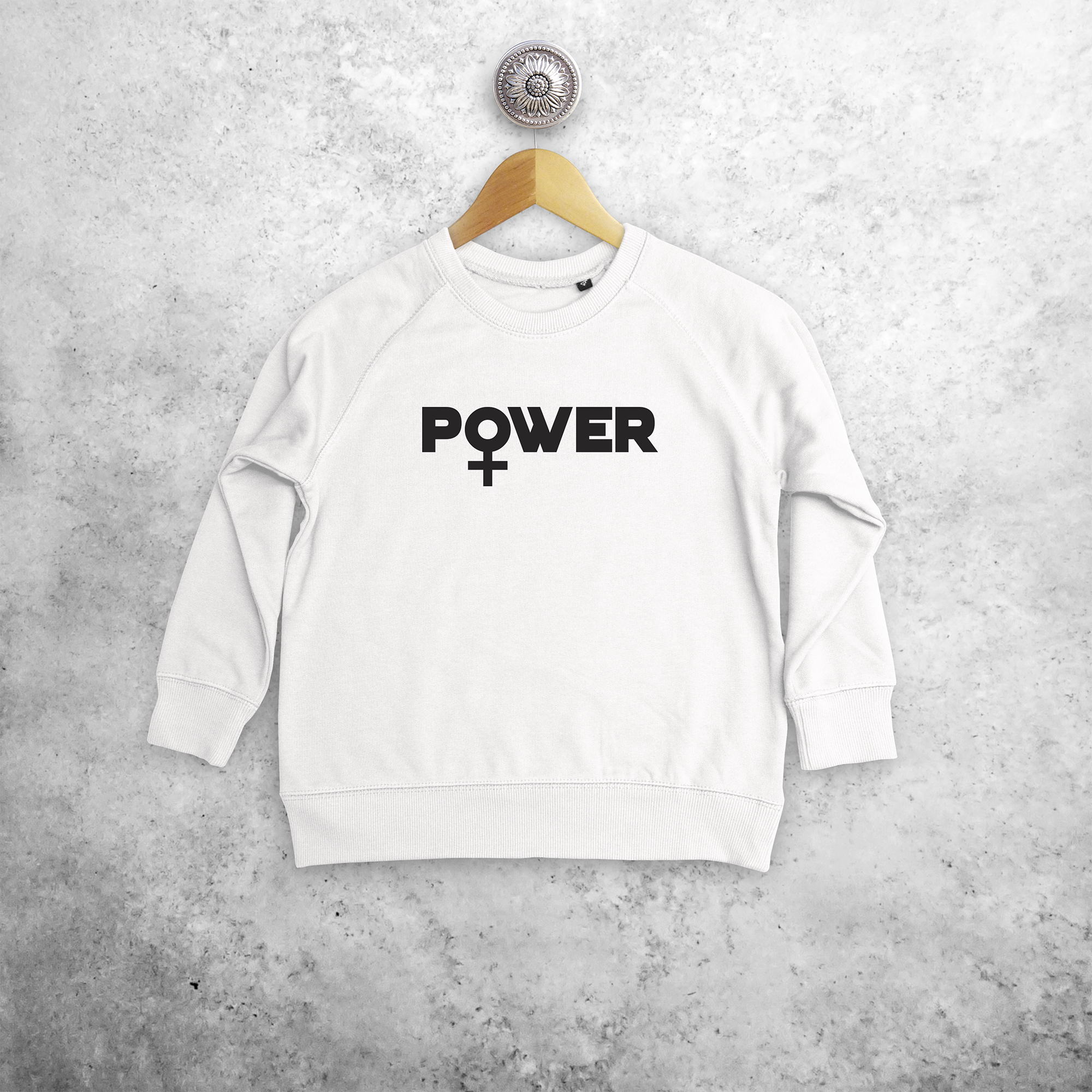 'Power' kids sweater