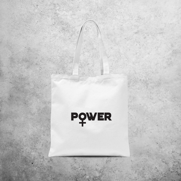 'Power' tote bag