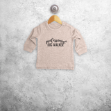 'Professional dog walker' baby sweater
