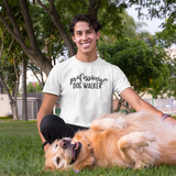 'Professional dog walker' adult shirt