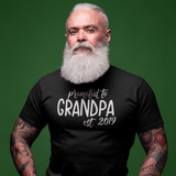 'Promoted to grandpa' volwassene shirt