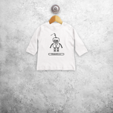 Robot baby shirt met lange mouwen