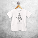 Robot kids shortsleeve shirt
