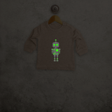 Robot glow in the dark baby sweater
