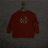 Star sign glow in the dark kids sweater